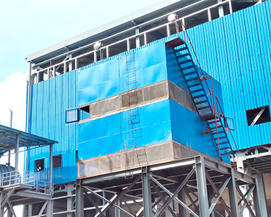 陜西煤化工廠安裝現場